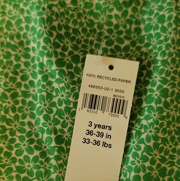 Green Patterned Dress - Picture 3 of 3